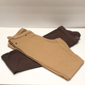 Made by Hue-Classic Camel & Espresso Leggings
